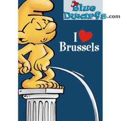 Tarjeta postal:  I Love Brussels (15 x 10,5 cm)