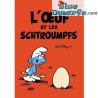 Carte postale: L'oeuf et les schtroumpfs (15 x 10,5 cm)