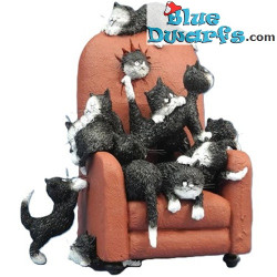 Save me a seat! - Dubout Cat Figurine - Parastone - 15 cm