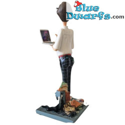 L’Expert Informatique – Le Computer Expert – Figurine de la Collection Forchino – Parastone – 22,5 cm
