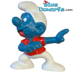 40204: Puffo con skateboard (Super puffo) - solo puffo - Schleich - 5,5cm