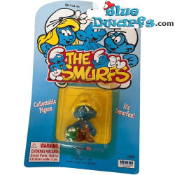 20403: Nat smurf with Caterpillar SHINY - Schleich - 5,5cm