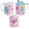 Smurfenmok - Smurfin met een Smurf met bloemen en harten - 320 ML