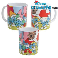 Les Schtroumpfs dansent dans le village - Mug Schtroumpfs - United Label - 320 ml