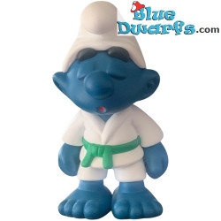 20134: Puffo judo - cintura verde - UDF - 2023 - Medicom - 8cm