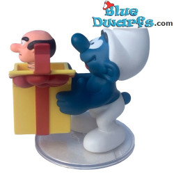 40247: Jokey Smurf with Box - UDF -  2023 - Medicom - 8cm