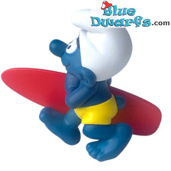 20137: Pitufo surfista - tabla de surf roja - UDF - 2023 - Medicom - 8cm