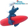 20137: Surfeur Schtroumpf - planche de surf rouge - UDF - 2023 - Medicom - 8cm