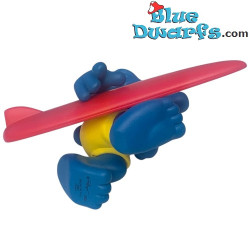 20137: Smurf met Surfplank - rode surfplank - UDF - 2023 - Medicom - 8cm