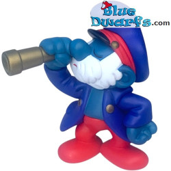 20141: Pitufo capitán - chaqueta azul - UDF - 2023 - Medicom - 8cm