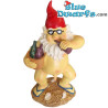 Kabouter met emmer vol bierflesjes – Ondeugende Kabouter Beeldjes – Polyresin – 28 cm