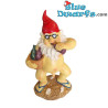 Kabouter met emmer vol bierflesjes – Ondeugende Kabouter Beeldjes – Polyresin – 28 cm