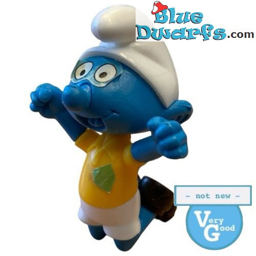 Voetballer Smurf - Smurf Ferrero - Kinder Surprise - 1990 - 5 cm - Zeer goede conditie