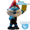 Referee Papa Smurf - Smurf Ferrero - Kinder Suprise - 1990 - 5 cm - Very Good Condition