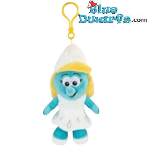 Pufetta - Peluche Puffo con clip - 12 cm
