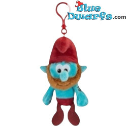 Ken - Fratello di Grande Puffo - Peluche Puffo con clip - 12 cm