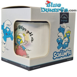 Smurfette - Glitter - The official Smurf mug - Outdoor Camping - Bavaria Shop - 350 ml