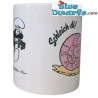 Wütender Schlumpf mit Schnecke - Schleich di! - Die offizielle Schlumpf-Tasse - Porzellan - Bavaria Shop - 330 ml