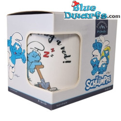 Schtroumpf Paresseux – Heid ned, moing a ned – Le mug officiel des Schtroumpfs – Porcelaine – Bavaria Shop – 330 ml