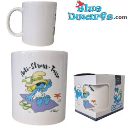 Schlumpfine – Anti Stress Damen – Die offizielle Schlumpf-Tasse – Porzellan – Bavaria Shop – 330 ml