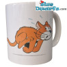 Schtroumpf Noir avec Azrael - Zupf di! - La tasse officielle des Schtroumpfs - Porcelaine - Bavaria Shop - 330 ml