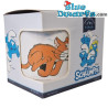 Boze Smurf met Azrael - Zupf di! - De officiële Smurfenmok - Porselein - Bavaria Shop - 330 ml