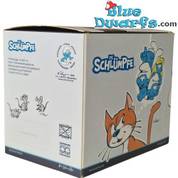 Graffiti Smurf met Touw - Scheiß da nix - De officiële Smurfenmok - Porselein - Bavaria Shop - 330 ml