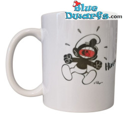 Boze Smurf met Everzwijn - Himmeorschundzwirn - De officiële Smurfenmok - Porselein - Bavaria Shop - 330 ml