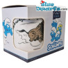 Puffo Arrabbiato con Cinghiale - Himmeorschundzwirn - La tazza ufficiale dei Puffi - Porcellana - Bavaria Shop - 330 ml