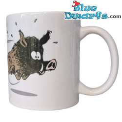 Angry Smurf with Boar - Himmeorschundzwirn - The official Smurf mug - Porcelain - Bavaria Shop - 330 ml