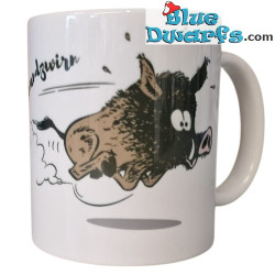 Pitufo Rabioso con Jabalí - Himmeorschundzwirn - La taza oficial de los Pitufos - Porcelana - Bavaria Shop - 330 ml
