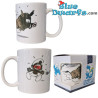 Schtroumpf Noir avec Sanglier - Himmeorschundzwirn - La tasse officielle des Schtroumpfs - Porcelaine - Bavaria Shop - 330 ml