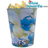 Smurfen Popcornemmer – Metaal – De Smurfen Filmmmerchandising – Lichtblauwe binnenkant – 2025 – 21 cm