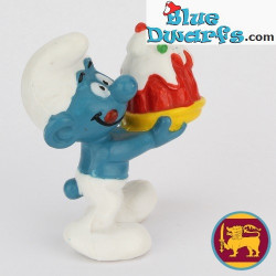 20100: Pitufo con pastel - Sri Lanka - Schleich - 5,5cm