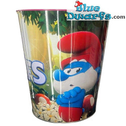 Papá Pitufo - Cubo de Palomitas de los Pitufos – The Smurfs – Metal – Merchandising de la Película de los Pitufos – 2025 – 21 cm