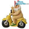 Nano seduto su una moto – Statuine di Nani Birichini – Poliresina – 28 cm