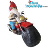 Motorrad-Zwerg mit Sonnenbrille – Freche Zwergenfiguren – Polyresin – 28 cm