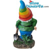 Nani con cappelli dai colori arcobaleno – Statuine di Nani Birichini – Poliresina – 16,5 cm