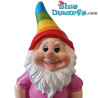 Kabouters met regenboogkleurige mutsen – Ondeugende Kabouter Beeldjes – Polyresin – 16,5 cm