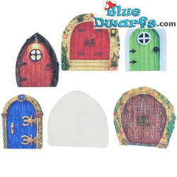 Porte Village Schtroumpfs au Hasard - Produit de Décoration Schtroumpfs - Schtroumpf Non Inclus - 10 cmoumpf Non Inclus - 10 cm