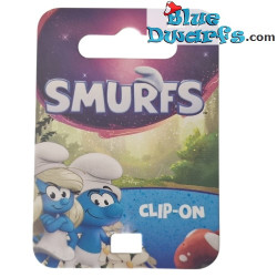Azrael - Peluche Schtroumpf avec clip - 12 cm