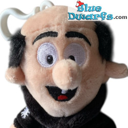 Gargamel - Peluche Pitufo con clip - 12 cm