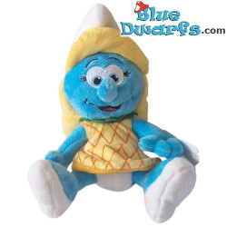Puffetta con vestito all’ananas - Puffi peluche - 15 cm