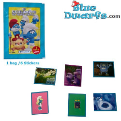 De Smurfen Stickers – Smurfenfilm Merchandise 2025 – 1 Stickerzakje