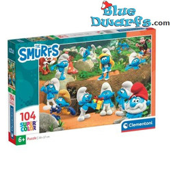 De Smurfen Puzzel - Clementoni - 104 Stukjes - 38 x 27 cm
