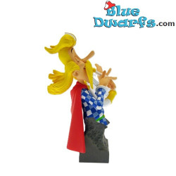 Busto di Assurancetourix - Attakus Asterix e Obelix - Statuetta in resina - Collezione Petibonum - 16 cm