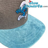 Springende smurf vrolijk - Baseballcap voor kinderen - Snapback - Grijs / Lichtblauw - Bavarian Caps - 56cm