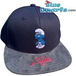 Schtroumpf Grognon - Casquette de baseball pour adultes - Snapback - Gris foncé - Bavarian Caps - 58cm