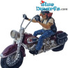 Motorrijder en De Motor / Le Biker - Forchino Collectie Beeldje - Parastone - 16x26x11 cm