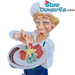 La Cocinera / Chef Cuisinier - Figura Colección Forchino - Parastone - 42x16,5x16,5 cm